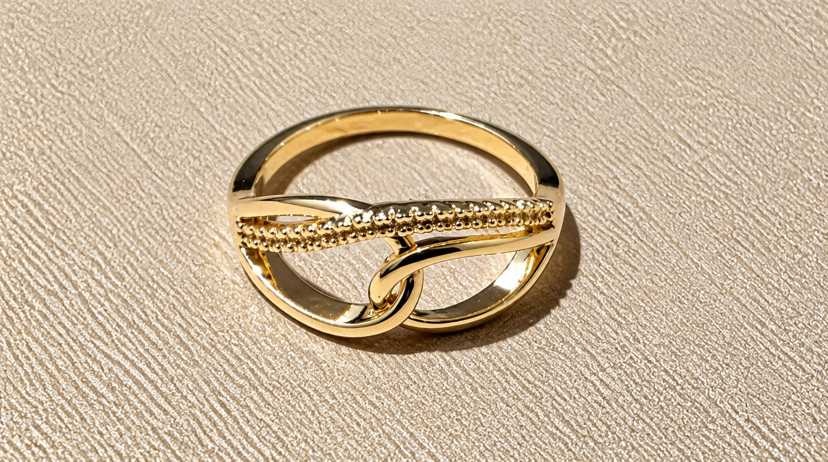 The Promise Knot Ring Size 7- 14K Gold-Filled