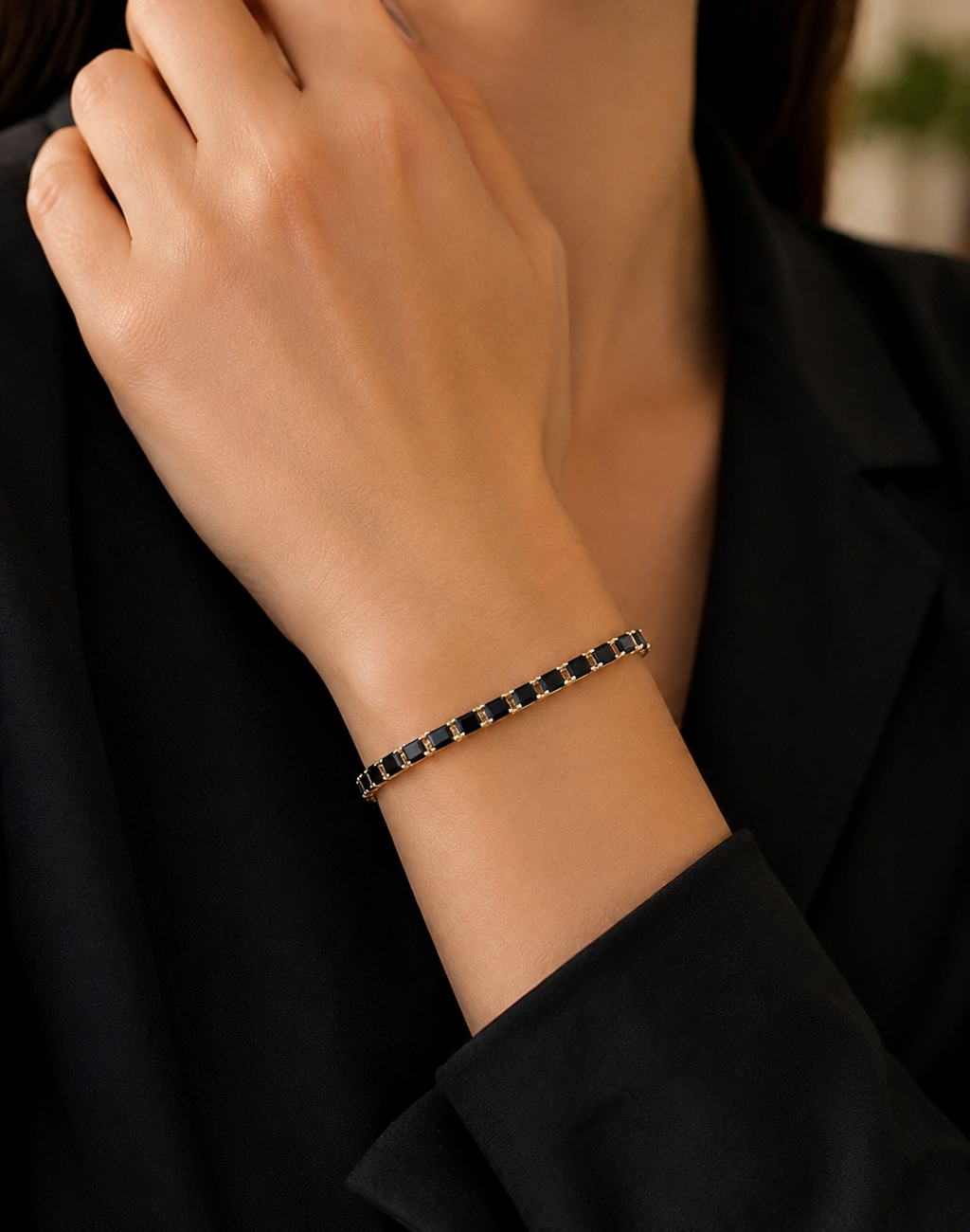 Midnight Power Bracelet 7" - 14K Gold Filled $69-$79