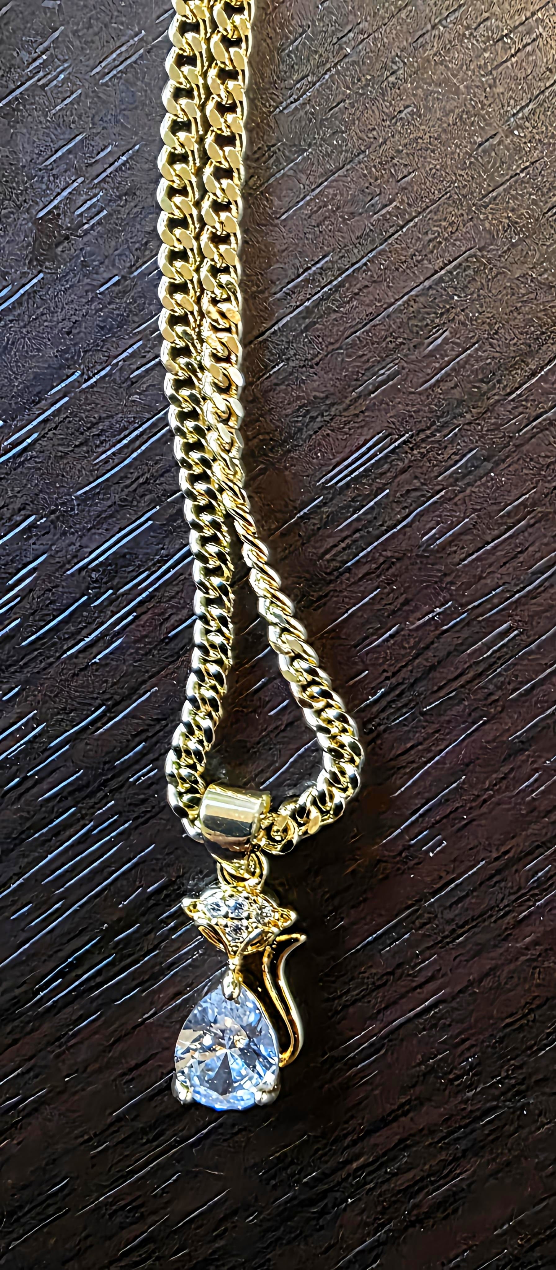 14K Gold Filled Chains with a Pendant