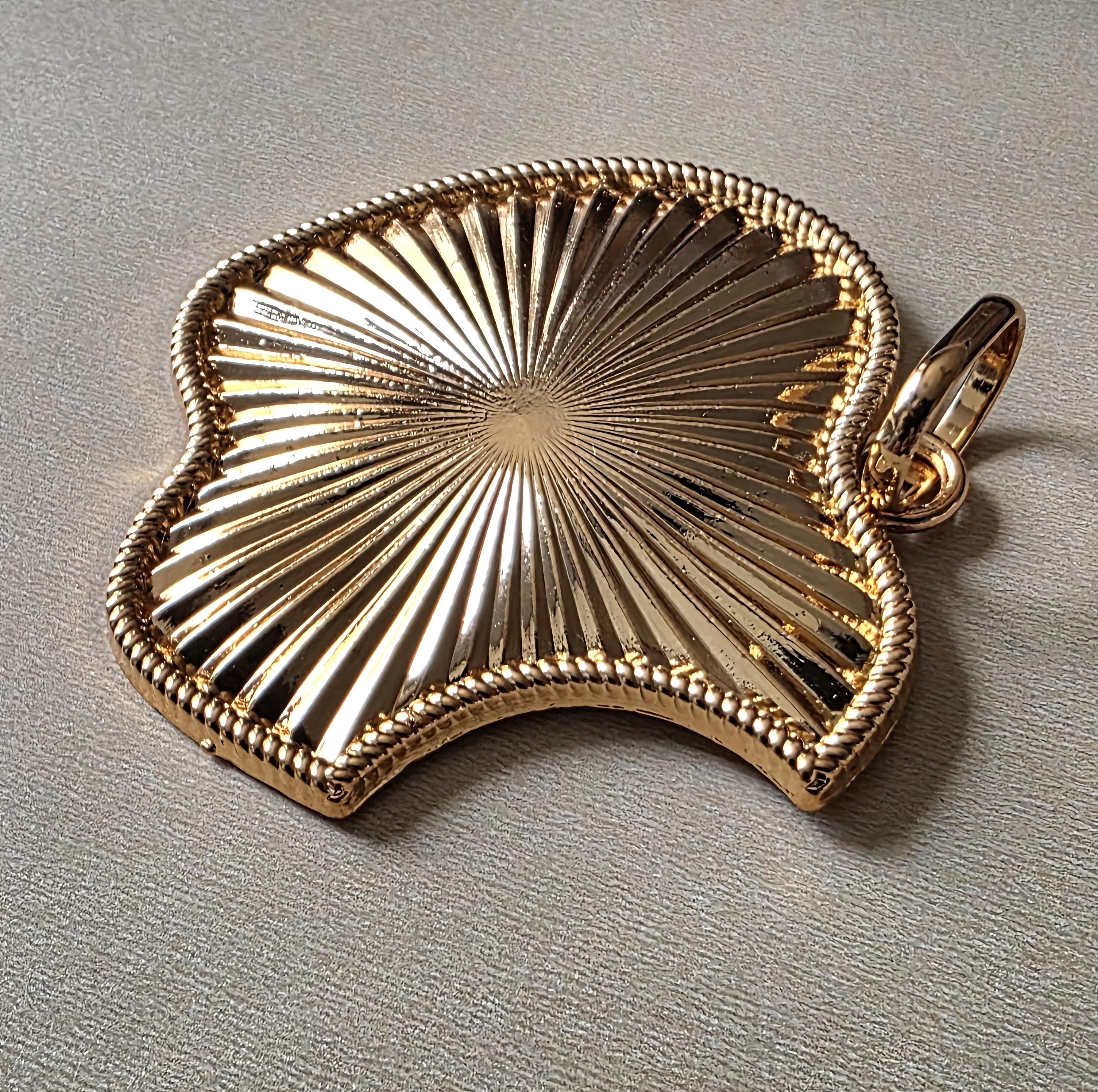 14K Gold Filled Apple Pendant