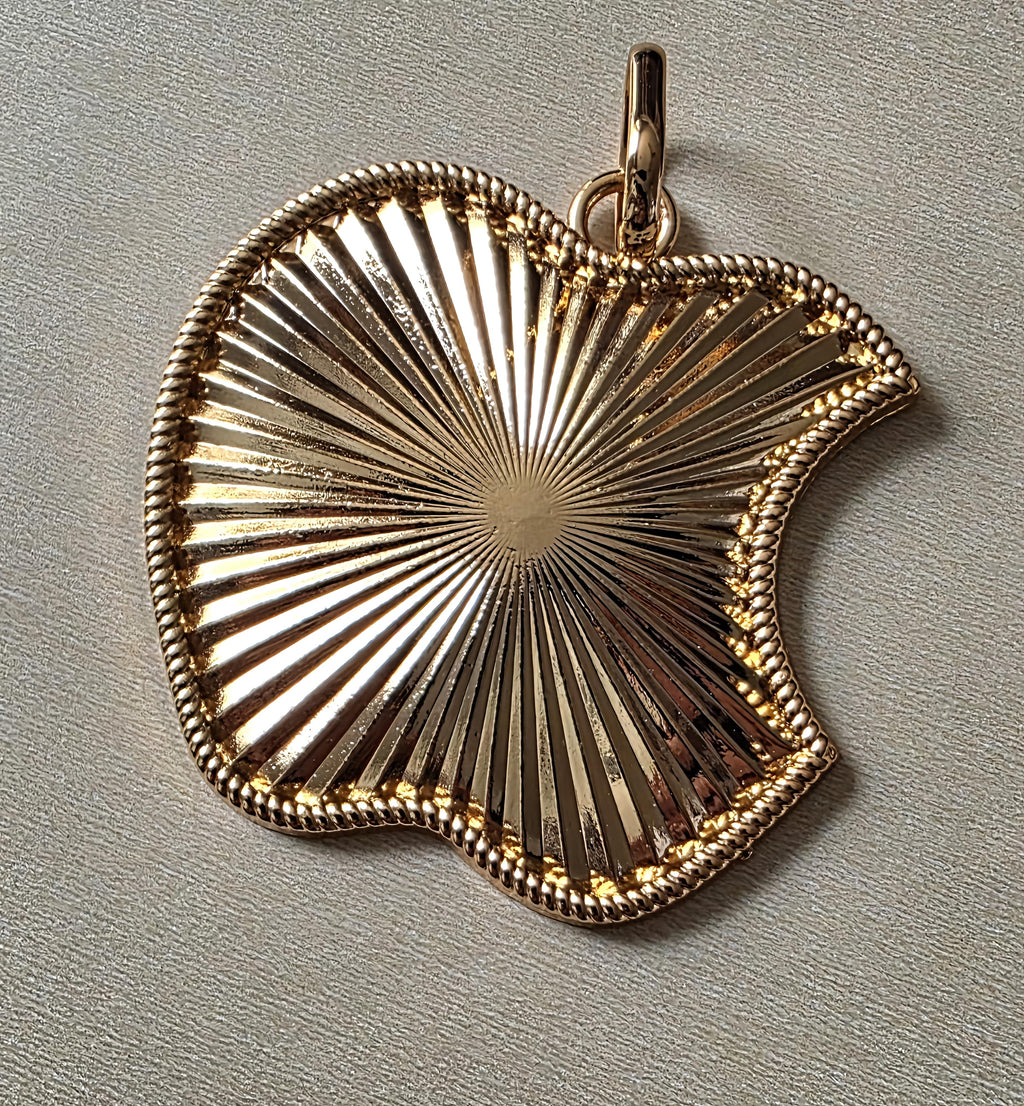 14K Gold Filled Apple Pendant