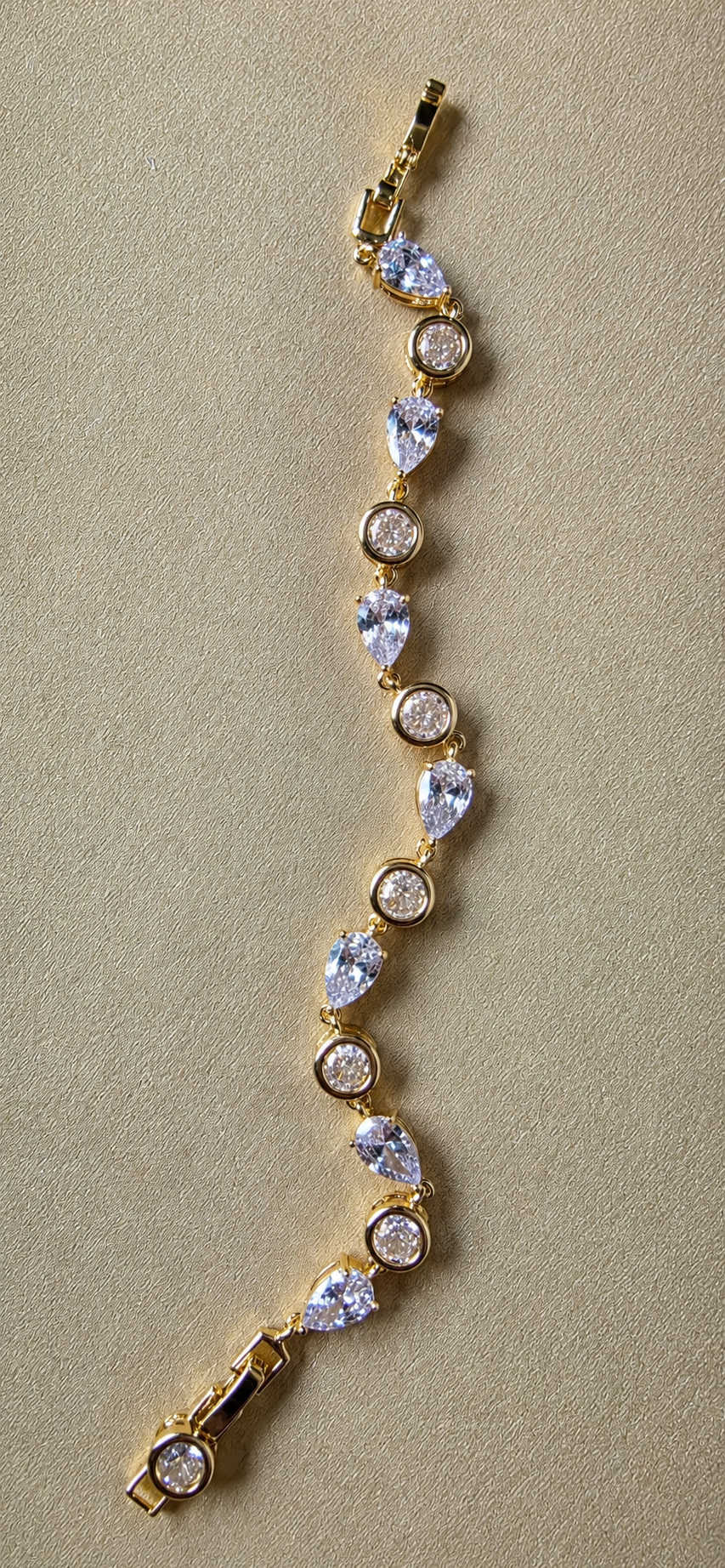 The Eternal Teardrop Tennis Bracelet- 14K Gold Filled