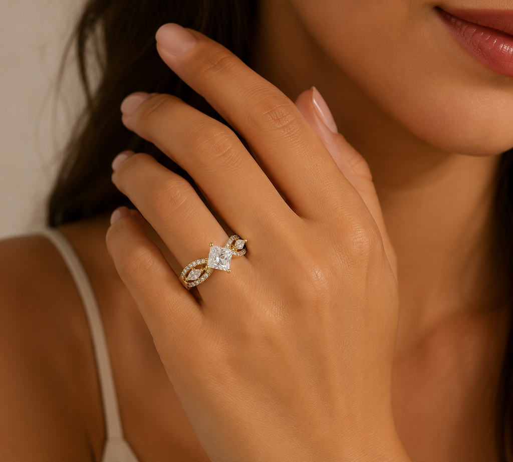 Eternal Twist CEO Ring Size 7- 14K Gold-Filled